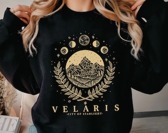 VELARIS Unisex Crewneck Sweatshirt, Acotar reader sweatshirt, SJM shirt, gift for sarah j maas fan, A court of mist and fury