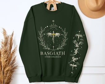 Basgiath War College Sweatshirt, Fourth Wing shirt, xaden riorson, iron flame, the empyrean series, rebecca yarros book