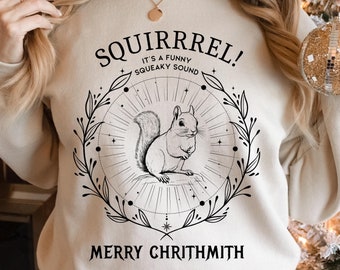Christmas Vacation sweatshirt, clark griswold, cousin eddie, national lampoon, griswold christmas, christmas squirrel, merry chrithmith