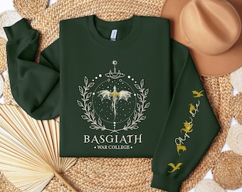 Fourth Wing Merch, Basgiath War College Shirt, Dragon Rider, Violet Sorrengail, Xaden Riorson, Riders Quadrant, Fantasy reader
