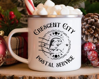 Acotar Mug, Crescent City Postal Service Mug, Acotar gifts, Throne of Glass Mug, Velaris Mug, Sarah J Maas, Otter mug, bookish gift