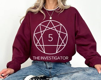 Camiseta del eneagrama 5, regalo personalizado del eneagrama, sudadera personalizada del eneagrama, El investigador, eneagrama tipo 5, regalo de cumpleaños