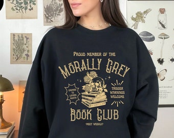 Villain Lover Sweatshirt | Bookish Sweatshirt, Morally Grey Shirt, Gift For Book Lover, Dark Romance Hoodie Bookish Hoodie Gift For Her Smut