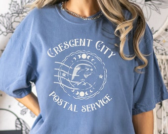 Crescent City Postal Service Shirt, Comfort Colors Acotar Tee, Sarah J Maas merch shirt, crescent city tshirt, tog shirt, smut