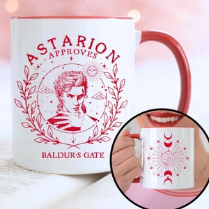 Astarion approves mug,  BG3 Coffee Mug, Baldurs Gate Mug, Baldurs Gate 3 Gift, Astarion Mug, shadowheart, video game mug