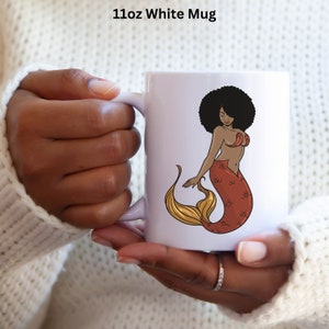Black Mermaid Mug - Etsy