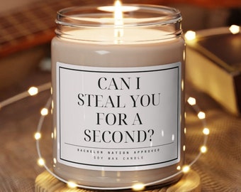 Can I Steal You For A Second, Scented Candle, The Bachelor tv show, Bachelor Nation, bachelor watch party, golden bachelor