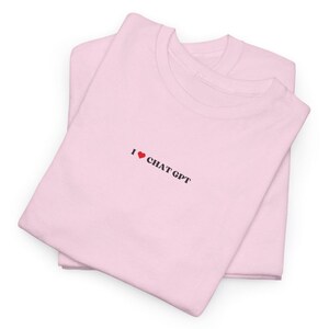 I love chatgpt shirt, in love with chat gpt shirt, tshirt chat gpt, i heart chat gpt, funny chatgpt tee, i love ai, künstliche intelligenz