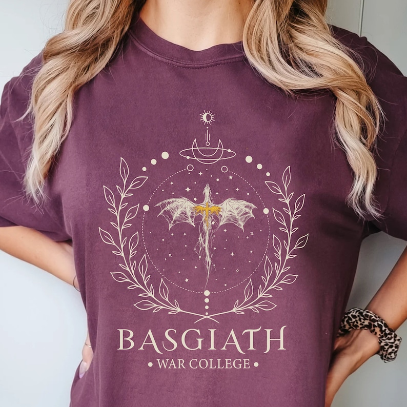 basgiath war college,bookish shirt,booktok shirt,dragon rider,fantasy merch,fourth wing,fourth wing art,fourth wing merch,fourth wing shirt,rebecca yarros,the empyrean series,violet sorrengail,xaden riorson