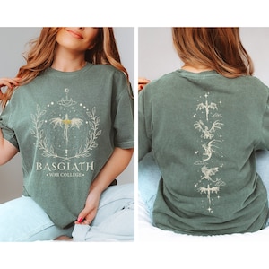 basgiath war college,bookish shirt,booktok shirt,dragon rider,fantasy merch,fourth wing,fourth wing art,fourth wing merch,fourth wing shirt,rebecca yarros,the empyrean series,violet sorrengail,xaden riorson