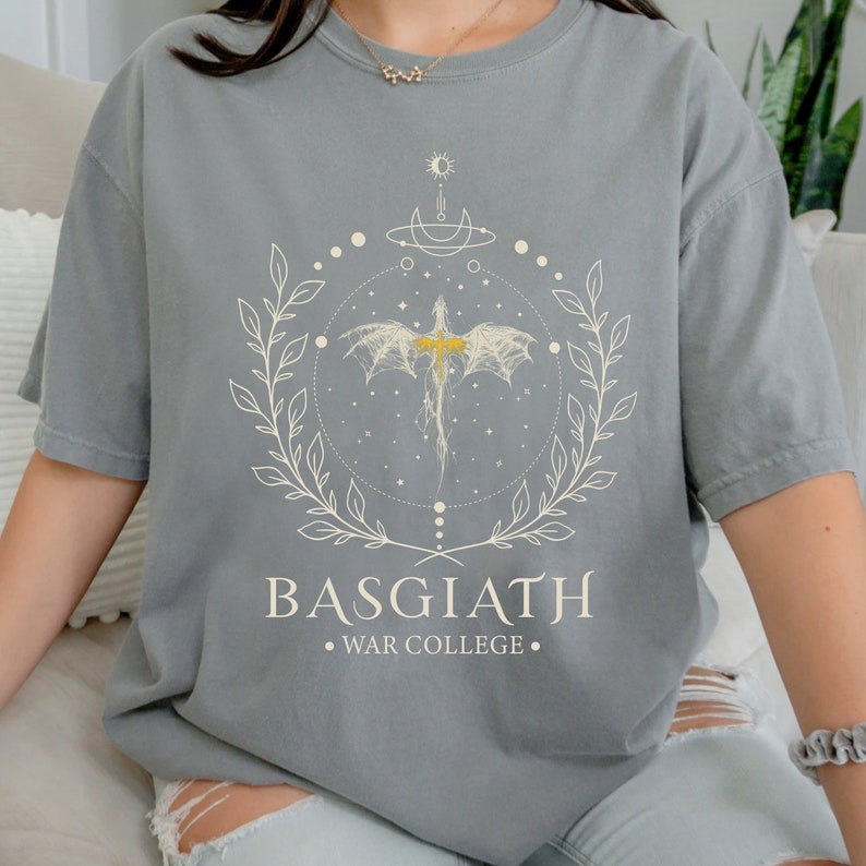basgiath war college,bookish shirt,booktok shirt,dragon rider,fantasy merch,fourth wing,fourth wing art,fourth wing merch,fourth wing shirt,rebecca yarros,the empyrean series,violet sorrengail,xaden riorson