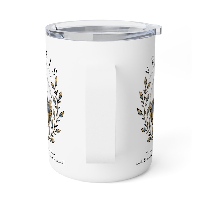ACOTAR Velaris to go cup, Velaris Insulated Coffee Mug with lid, mug Acotar, sjm merch, feyre and rhysand mug, throne of glass mug, acomaf, velaris city of starlight, a court of mist and fury, romantasy reader mug, feyre archeron, acotar reader mug