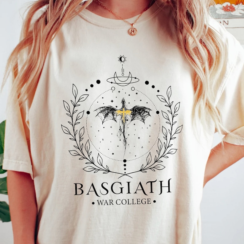 basgiath war college,bookish shirt,booktok shirt,dragon rider,fantasy merch,fourth wing,fourth wing art,fourth wing merch,fourth wing shirt,rebecca yarros,the empyrean series,violet sorrengail,xaden riorson