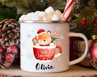 Hot Chocolate Mug, Personalized Christmas Mug, Hot Chocolate, Personalized Mug, Kids Christmas Mug, Hot Chocolate Mug, gift for kid