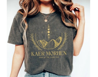 T-shirt Kaer Morhen Comfort Colors, chemise The Witcher, Geralt, Ciri, Cirilla, Yennefer, cadeau de joueur pour les joueurs