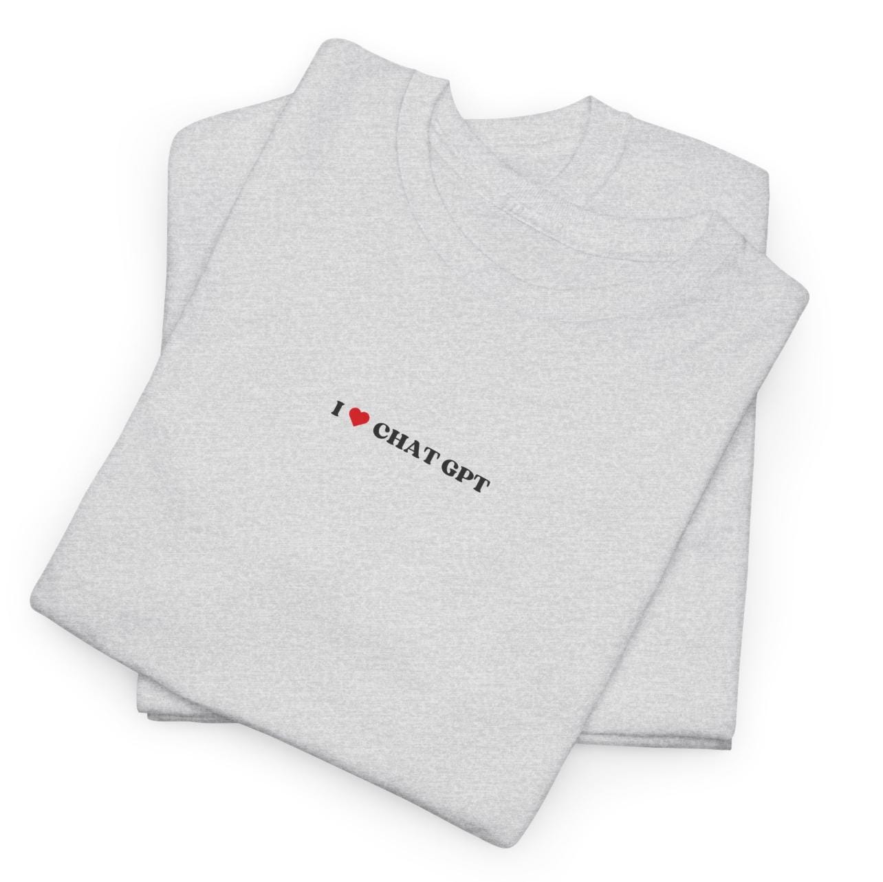 I Love Chatgpt Shirt, in Love With Chat Gpt Shirt, Tshirt Chat Gpt