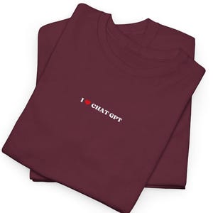 I love chatgpt shirt, in love with chat gpt shirt, tshirt chat gpt, i heart chat gpt, funny chatgpt tee, i love ai, künstliche intelligenz