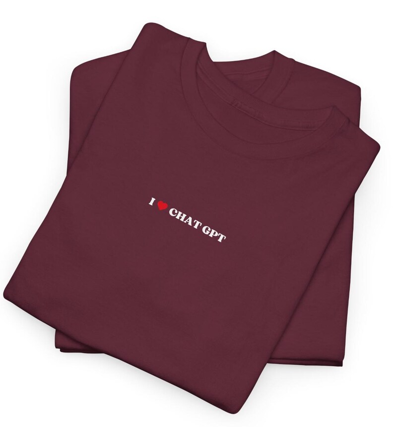 I love chatgpt shirt, in love with chat gpt shirt, tshirt chat gpt, i heart chat gpt, funny chatgpt tee, i love ai, künstliche intelligenz