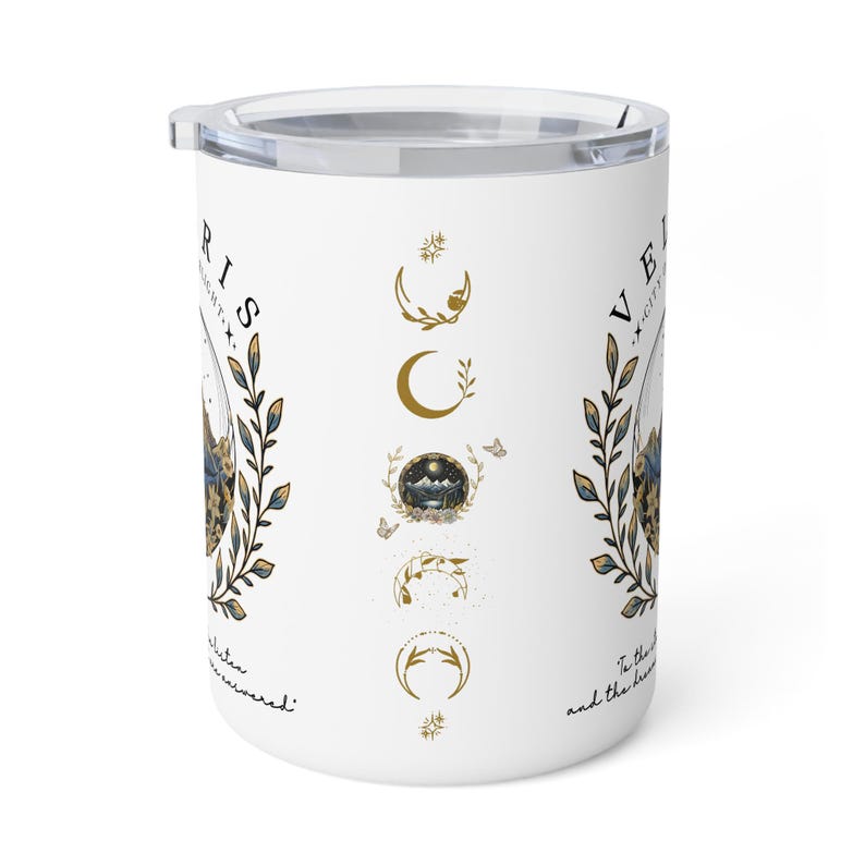 ACOTAR Velaris to go cup, Velaris Insulated Coffee Mug with lid, mug Acotar, sjm merch, feyre and rhysand mug, throne of glass mug, acomaf, velaris city of starlight, a court of mist and fury, romantasy reader mug, feyre archeron, acotar reader mug