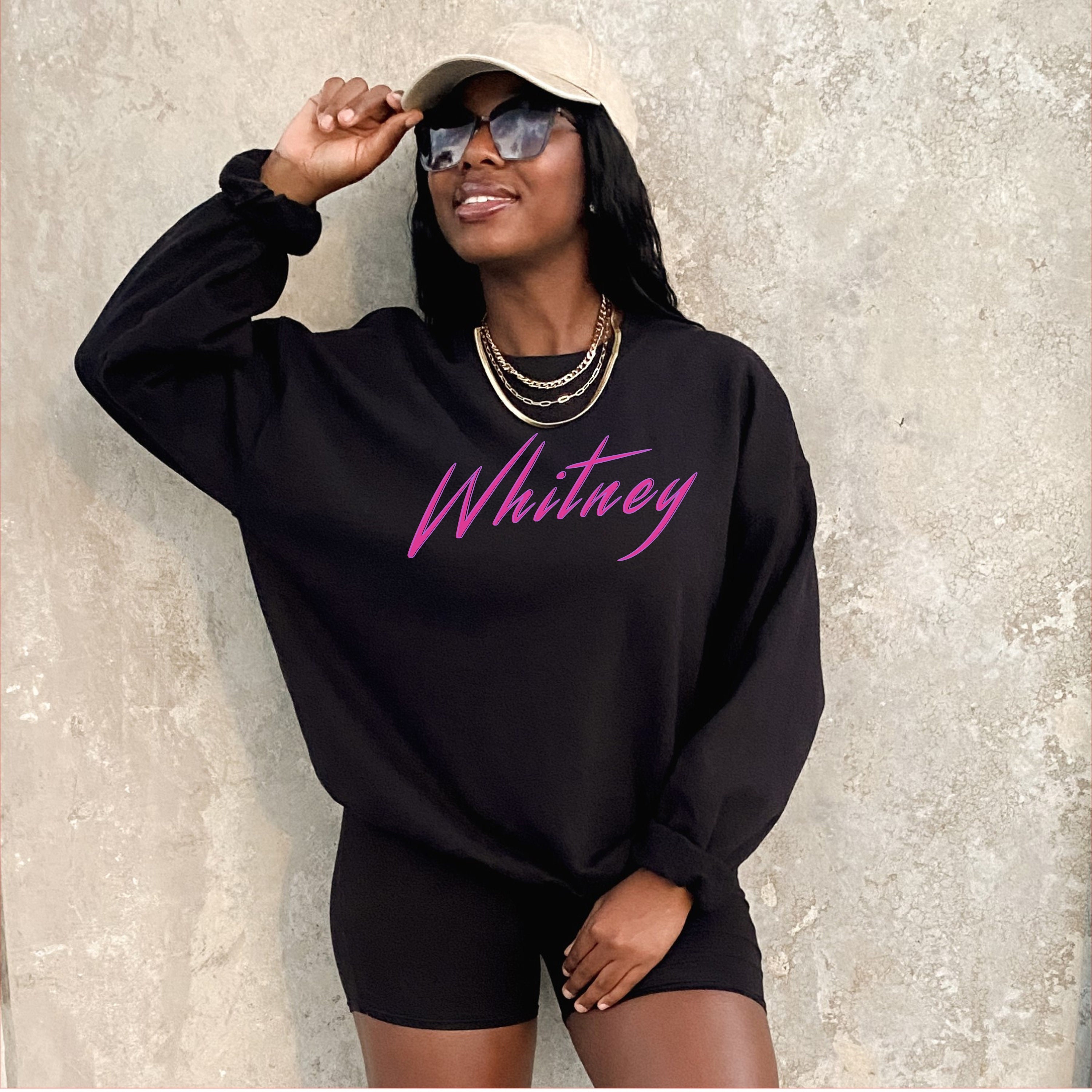 Discover Whitney Houston Sweatshirt, Whitney H Tribute Sweatshirt, Whitney Tribute Shirt