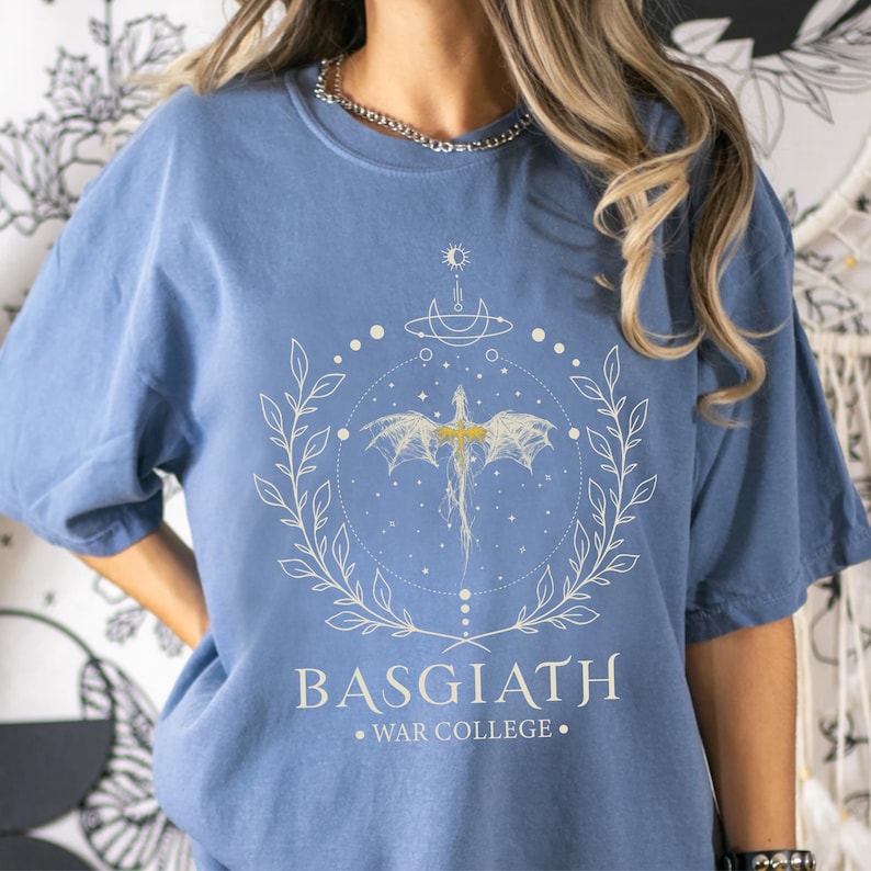 basgiath war college,bookish shirt,booktok shirt,dragon rider,fantasy merch,fourth wing,fourth wing art,fourth wing merch,fourth wing shirt,rebecca yarros,the empyrean series,violet sorrengail,xaden riorson