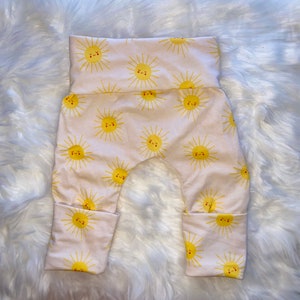 Sunny Grow With Me toddler pants , sunshine Maxaloones , kids pants , toddler clothes , eco friendly clothes , joggers