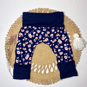 Grow With Me toddler pants - Maxaloones with flowers