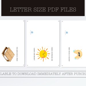 Set of 3 Printable Cards for Teachers, Cute Teacher Appreciation ...
