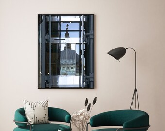 Reflections off of the One New Change building (London, UK) Photo Prints || St. Paul's Cathedral || Wall Decor