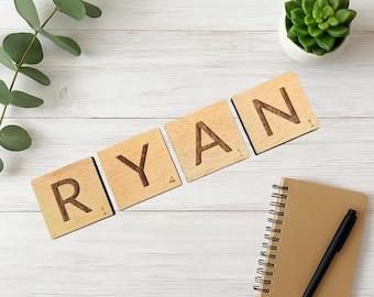 Custom Scrabble Tile - Personalized Scrabble Sign - Name Sign - Wedding Gift - Home Wall Decor - Anniversary Gift - Custom Family Sign