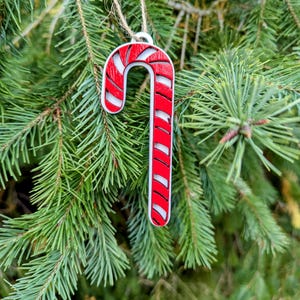 Candy Cane Ornament - Candy Cane Christmas Ornament - Christmas Ornament - Christmas Ornament Set - Candy Cane