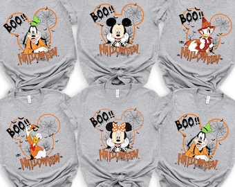 Disney Mickey & Friends Halloween Shirt, Mickey And Friends Halloween Shirt, Halloween Party Shirts, Mickey's Not So Scary Halloween Party