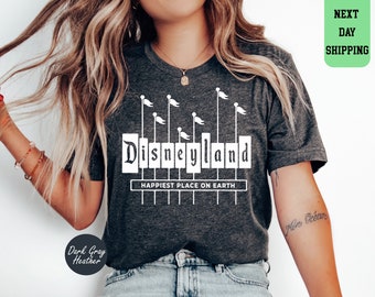 Disney Family Shirt, Happiest Place On Earth Shirt, Disney World Shirt, Disney Shirt, Vintage Retro Shirt, Disneyland Trip Shirt