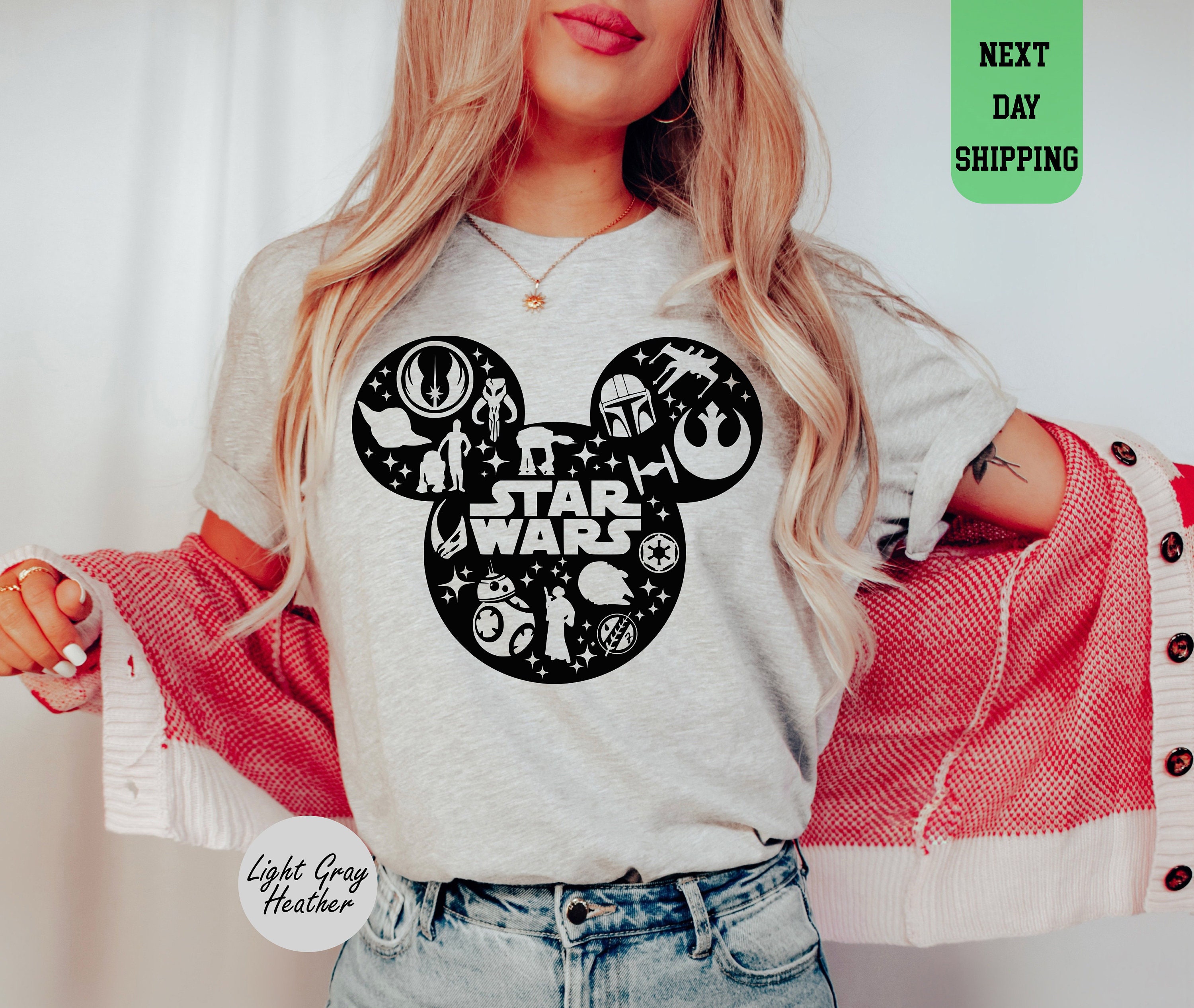 Star Wars Shirt Mickey Mouse Star Wars Galaxy Shirt Mickey - Etsy