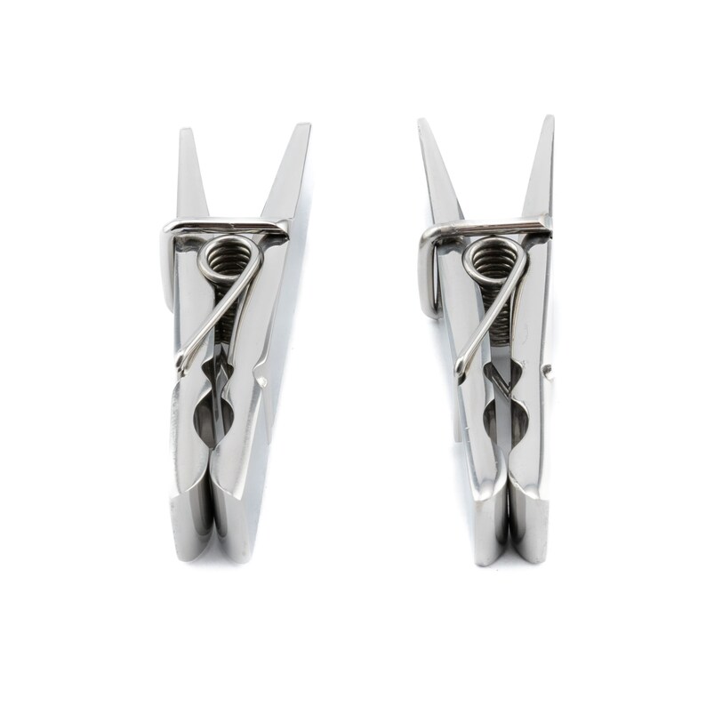 Stainless Steel Clothes Peg Nipple Clamps Solid Billet Steel Etsy