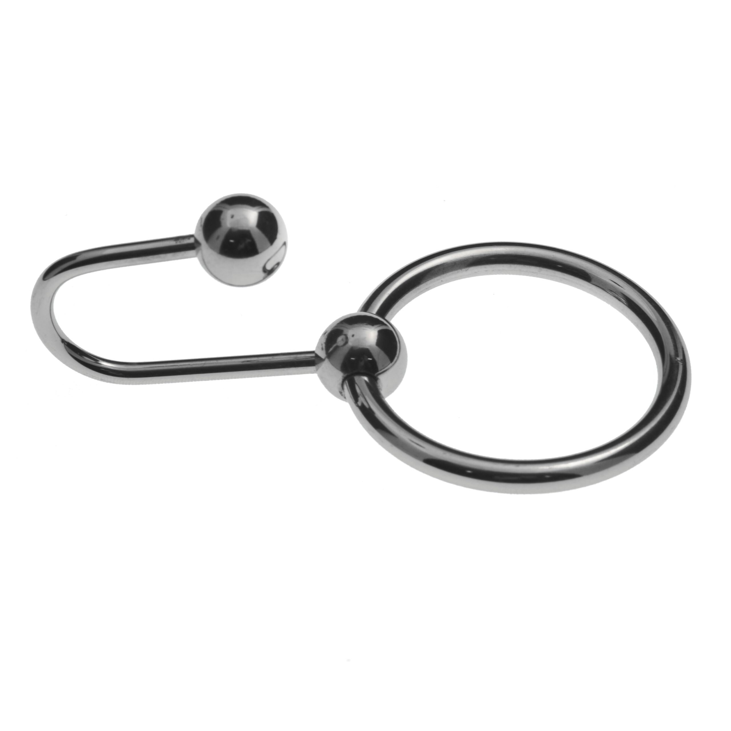 Sperm Stopper Glans Ring With Beaded Urethral Plug Sounding Etsy