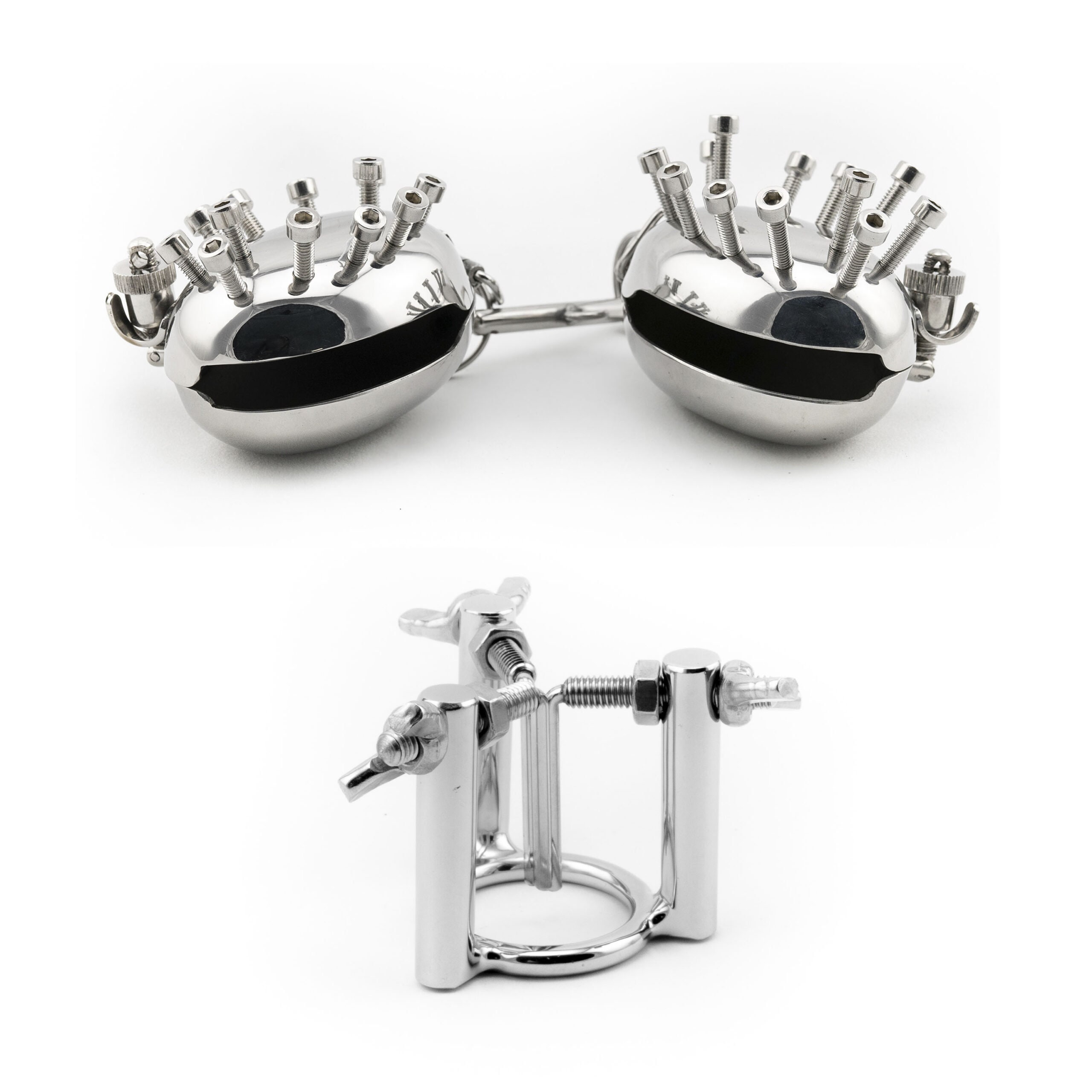 Maximus Cbt Combo Cock and Ball Torture Stainless Steel image pic