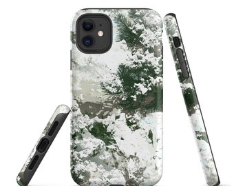 Tough Case for iPhone® - HST SUBSTRATE Snow Spruce