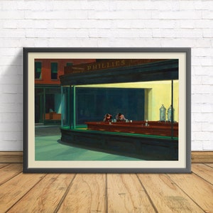 Tänk om? Hopper älskade The McFlys - Nighthawks (88mph Remix) - Konsttrycksaffisch - Flera storlekar