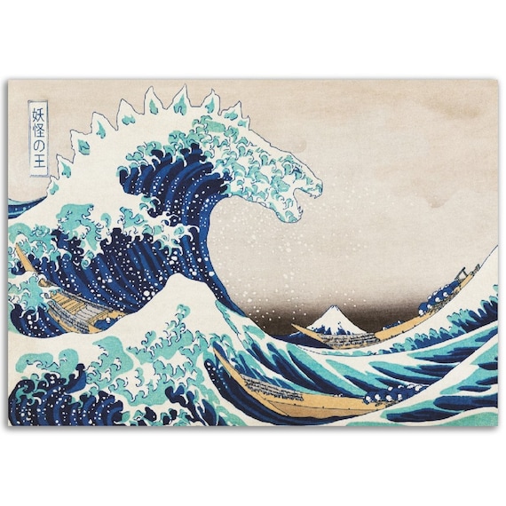 ゴジラ 北斎浮世絵 外国人歓喜しそう 日本を代表する怪獣と浮世絵がコラボ「ゴジラ