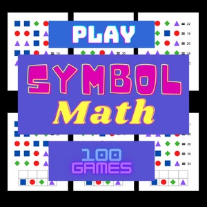 以下が含まれることがあります： 「シンボル・マスマティック」というカラフルなゲームで、100種類のゲームがあります。このゲームは、さまざまな色の形を使って数字を表します。このゲームは、子供たちが数学を学ぶのを助けるために設計されています。