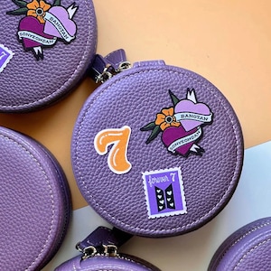 BTS Accessoire Schmuck Reiseetui Schmuckschatulle Gestickte Aufnäher ARMY Geschenk