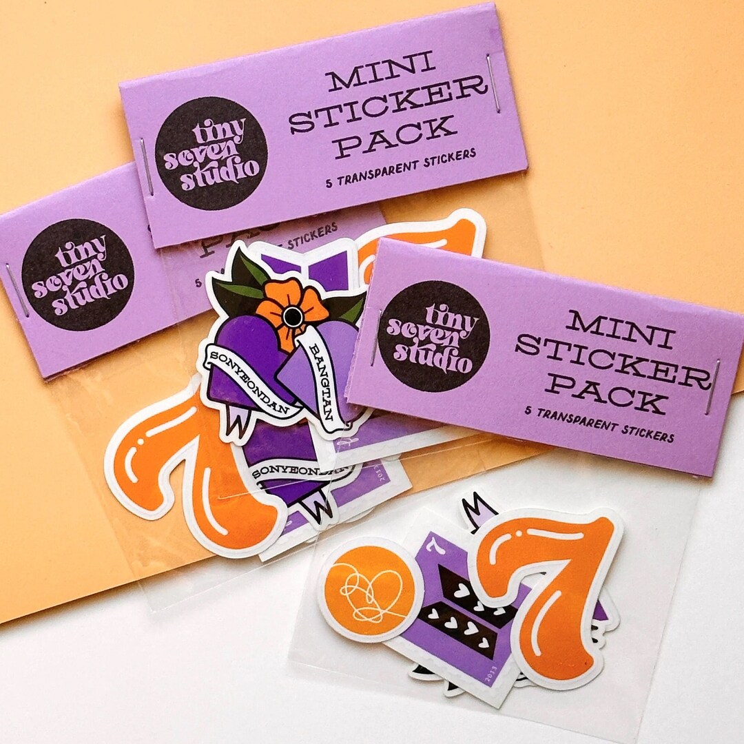 BTS Mini Sticker Set ARMY Gift Bangtan Waterproof Small Sticker Pack - Etsy