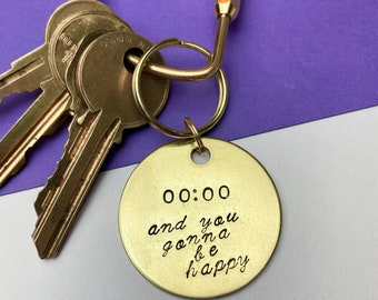 BTS 00:00 BTS Zero O'clock And You Gonna Be Happy Keychain Custom ARMY Merch Gift