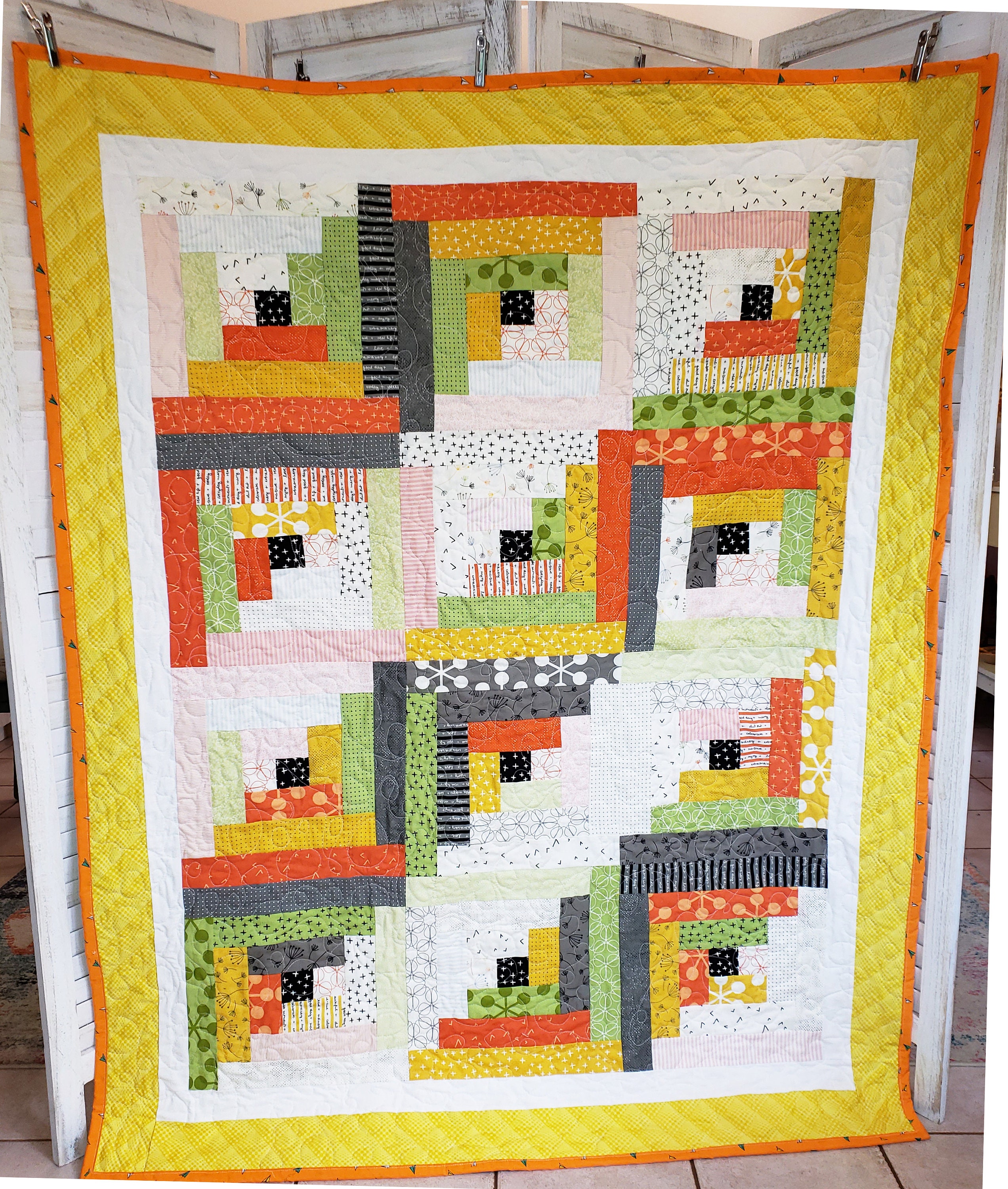 Log Cabin Stripe Patchwork - HQ-530