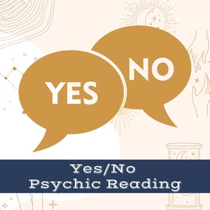 Preguntas rápidas de sí o no respondidas / Lectura psíquica e intuitiva de sí/no