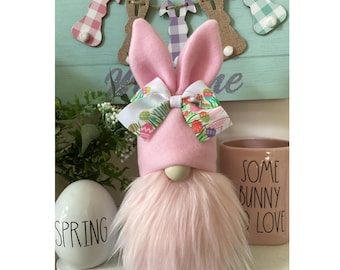Easter Gnome. Spring Gnome. Tier tray decor. Rae Dunn inspired. Handmade gnome