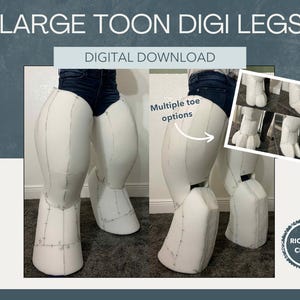 Hohlschaum Large Toon Digi Bein Muster