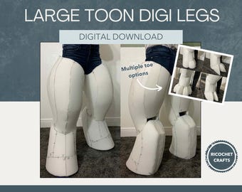 Hollow Foam Large Toon Digi Leg Pattern