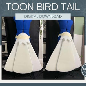 Patrón de espuma de cola de pájaro de dibujos animados